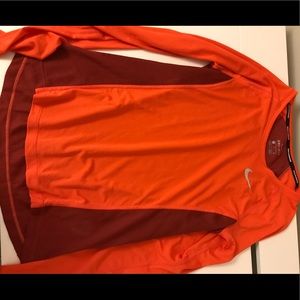 Red Nike Running Top